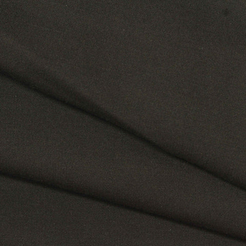Viscose Nylon Stretch Ponte Knit Fabric, 330 gsm, 160 cm — Brown