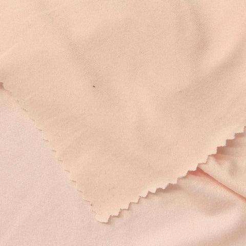 Polyester Stretch Milk Silk Knit Fabric, 135 gsm, 162 cm — Beige