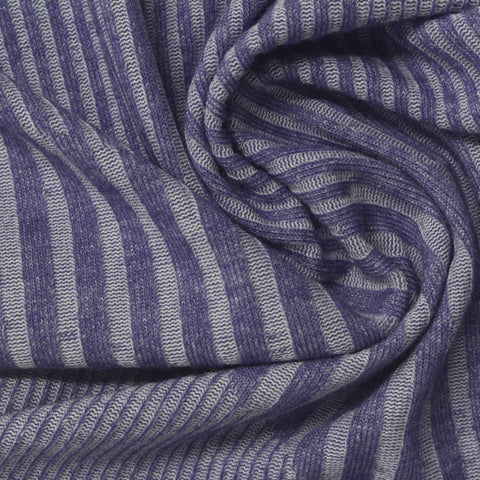 Jacquard Polyester Viscose Stretch Knit Fabric, 220 gsm, 160 cm — Purple