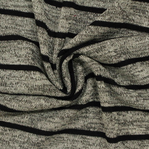 Grey Marl Knit, Viscose-Poly, 165 gsm