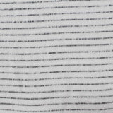 Black Horizontal-Stripe Jersey Knit, Polyester — photo 3