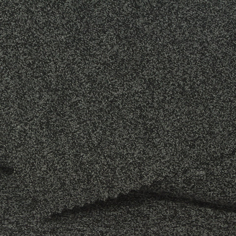 Dark Grey Marl Ponte Knit, Poly-Viscose, 440 gsm