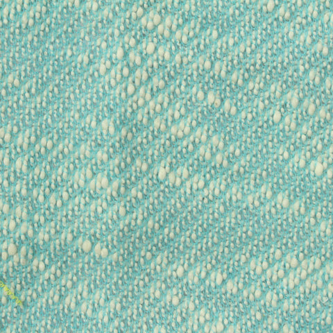 Slub Cotton Polyester Chunky Knit Fabric, 250 gsm, 160 cm — Blue