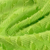 Lime Geometric French Terry, Polyester — photo 3