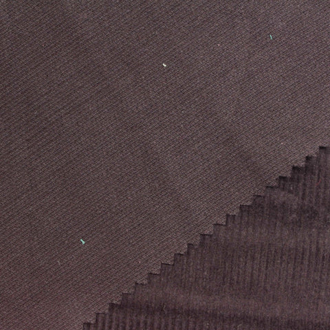 Cotton Stretch Corduroy Fabric, 325 gsm — Brown