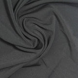 Polyester Stretch Linen-Look Fabric, 180 gsm, 165 cm — Grey — photo 3