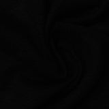 Slub 100% Viscose Jersey Knit Fabric, 152 gsm — Black — photo 3