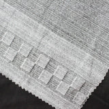 Black Checks Faux Suede, Polyester — photo 3