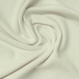 Acrylic Viscose Stretch Mesh Fabric, 330 gsm, 155 cm — White — photo 3