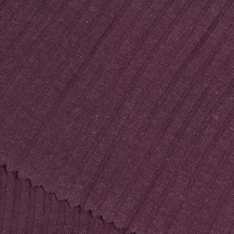 Rib Knit Fabric, 136 gsm, 135 cm — Purple