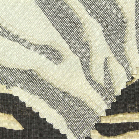 Black Animal Print Woven, Viscose, 130 gsm