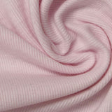 Polyester Cotton Stretch Rib Knit Fabric, 245 gsm, 117 cm — Pink — photo 3