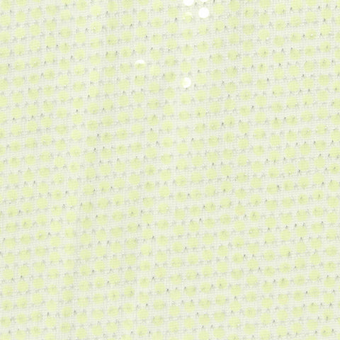 Green Tone-on-Tone Dot Jacquard, Polyester
