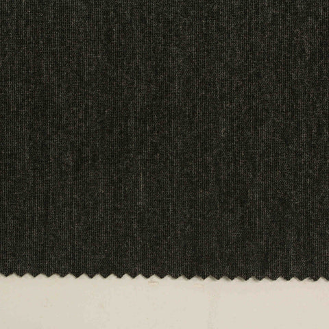Viscose Nylon Stretch Ponte Knit Fabric, 385 gsm, 160 cm — Black