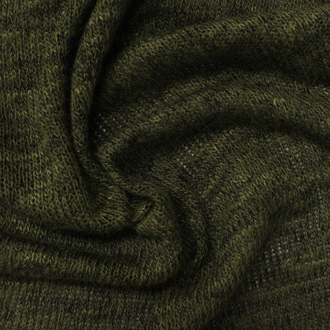 Chunky Knit Fabric, 142 gsm, 170 cm — Khaki