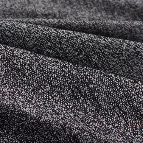 Black Marl Jersey Knit, Viscose-Poly, 200 gsm