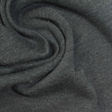Brushed Cotton Polyester French Terry Fabric, 200 gsm, 140 cm — Grey — photo 3