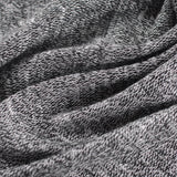 Black Heathered-Marl Chunky Knit, Viscose-Poly — photo 3