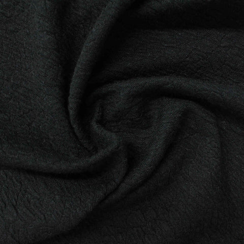 Black Tone-on-Tone Interlock Knit, Polyester