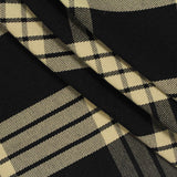 Black Plaid Woven, Poly-Cotton, 195 gsm, 147 cm, ref EF-206145 — photo 3