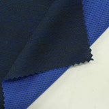 Dark Blue Marl Interlock Knit, Poly-Wool — photo 3