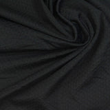Polyester Stretch Knit Fabric, 200 gsm, 170 cm — Black — photo 3