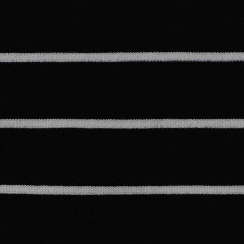 Black Stripe Knit, 335 gsm