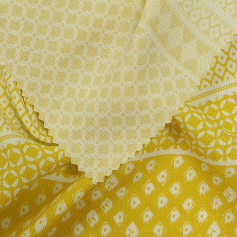 Yellow Horizontal-Band Woven