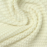 Polyester Viscose Chunky Knit Fabric, 263 gsm, 200 cm — Beige — photo 3