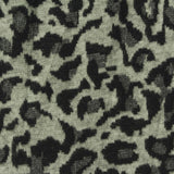 Black Leopard Interlock Knit, Poly-Viscose — photo 3