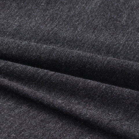 Dark Grey Marl Jersey Knit, Viscose, 135 gsm