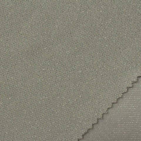 Light Grey Marl Jersey Knit, Polyester, 110 gsm