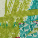 Green Abstract Jacquard, Polyester — photo 3