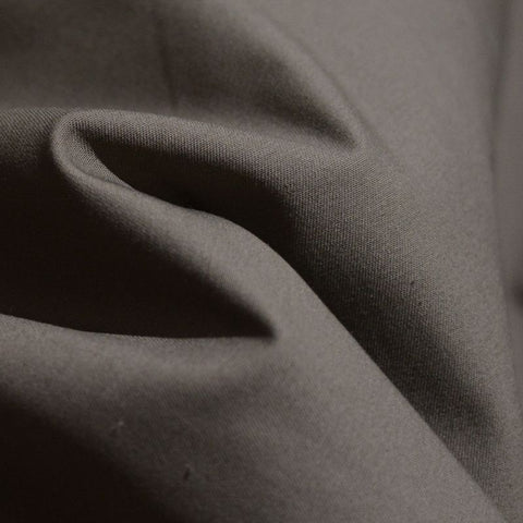 Cotton Stretch Twill Fabric, 290 gsm, 145 cm — Brown