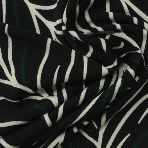 White Leaf Knit, Polyester, 190 gsm