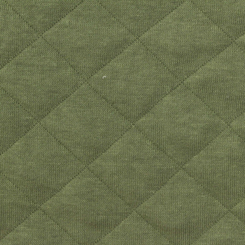 Olive Diamond Jacquard, Poly-Cotton, 325 gsm