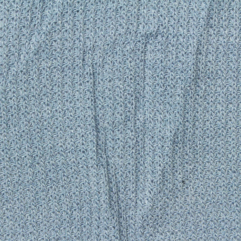 Polyester Viscose Stretch Rib Knit Fabric, 215 gsm, 163 cm — Blue