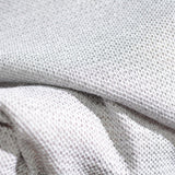 Polyester Stretch Chunky Knit Fabric, 280 gsm, 150 cm — Grey — photo 3