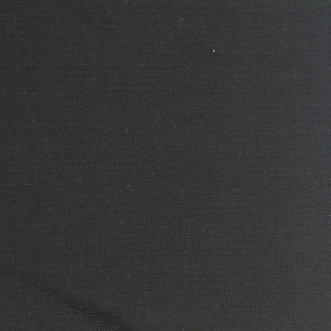 Viscose Nylon Blend Stretch Ponte Knit Fabric, 220 gsm, 160 cm — Black