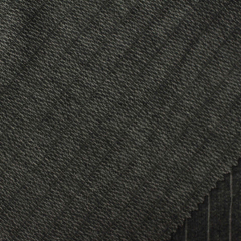 Light Grey Vertical-Pinstripe French Terry