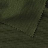 Plaid Cotton Polyester Waffle Knit Fabric, 170 gsm, 160 cm — Green — photo 3