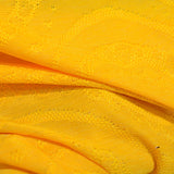 Yellow Tone-on-Tone Chunky Knit, Polyester — photo 3