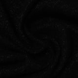 Black Marl Jersey Knit, Polyester — photo 3