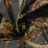 Gold Scrolls Mesh, Polyester — photo 3