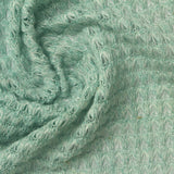 Light Mint Openwork Chunky Knit, Poly-Viscose — photo 3