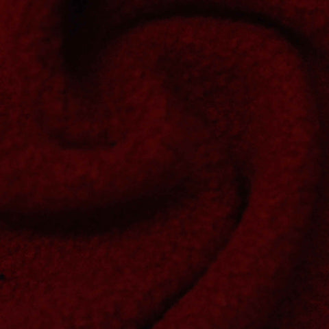 Polyester Cotton Fleece Fabric, 325 gsm, 175 cm — Red