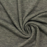 Heather Grey Marl Rib Knit, Viscose — photo 3