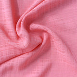 Pink Check Chiffon, Polyester — photo 3
