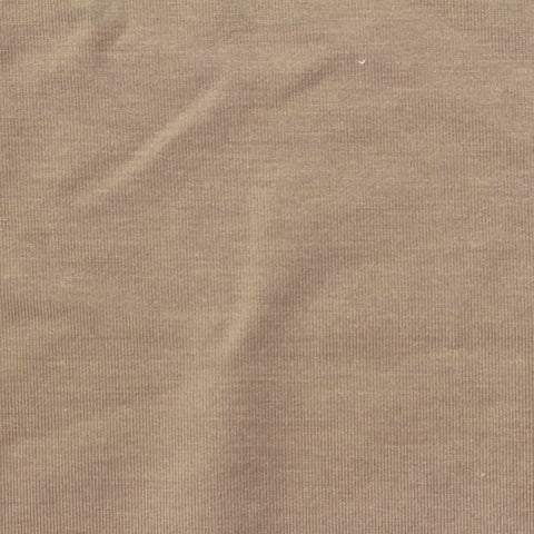 Polyester Viscose Stretch Jersey Knit Fabric, 175 gsm, 160 cm — Khaki