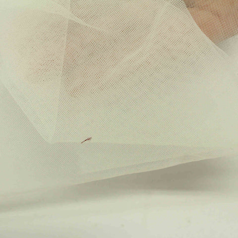 100% Nylon Mesh Fabric, 19 gsm, 160 cm — White